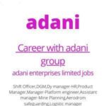 Career with adani group